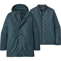 Patagonia - Casacos - M's Heyes Peak 3-in-1 Parka Summit Blue para Homem - Nylon - Tamanho XL - Azul