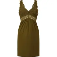 Hunkemoller Camisola de pijama 'Nova' oliveira