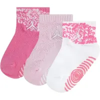 Jordan Meias rosa / rosa escurecido / branco