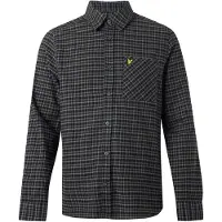 Lyle & Scott Camisa 'Tartan' azul / amarelo / preto / branco