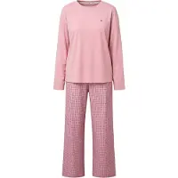 Tommy Hilfiger Underwear Pijama rosa / preto / branco