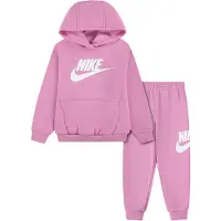 Nike Fato de jogging 'CLUB FLEECE' cor-de-rosa / branco