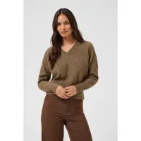 Kaffe Pullover bege mosqueado