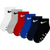 Nike Meias 'CORE SWOOSH' navy / azul escuro / acinzentado / vermelho / preto / branco