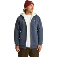 Billabong Moletom Com Fecho Arch Sherpa