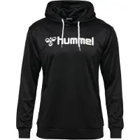 Hummel Sweatshirt de desporto preto / branco