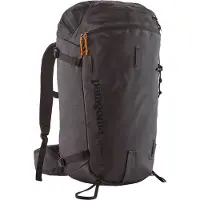 Patagonia - Mochilas - Descensionist Snow Pack Black w/Autumn Orange para Unissexo - Tamanho M - Preto
