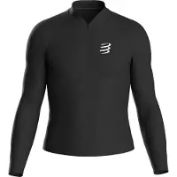 Compressport - Vestuário trail corrida - 3D Thermo Ultralight LS Top White para Unissexo - Tamanho XS - Branco