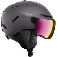 Atomic - Capacetes ski homem - Savor Visor HD Iron Ore para Unissexo - Tamanho 55-59 cm - Cinzento