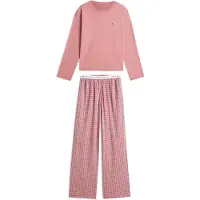 Tommy Hilfiger Underwear Pijama rosa / preto / branco