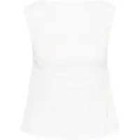 Kaffe Blusa 'KAbethany' branco / branco natural