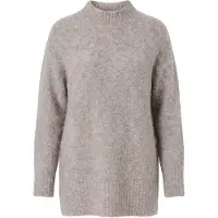 Ulla Popken Pullover bege mosqueado