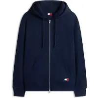 Tommy Hilfiger Casaco em moletão 'NEW CLASSICS' marfim / azul escuro