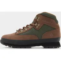 Timberland para homem. TB0A2PUSW071 Botas de pele Euro Hiker castanho-escuro (45.5 W), Couro, Marrom, Plano, Cordão, Ao ar livre