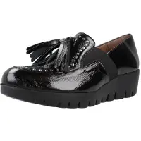 Wonders para mulher. C-33361_2024_5792 Mocassins de Pele Fly 361 Preto (40), 3 a 5cm, Nenhum, Casual, Charão