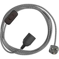 Creative Cables Porta-lâmpada Com Cabo Snakebis Shade Ready E27
