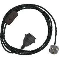 Creative Cables Porta-lâmpada Com Cabo Snakebis Twisted Shade Ready E27