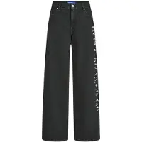 Karl lagerfeld JEANS Calças de ganga ' KLJ X Pietro Terzini' preto / branco