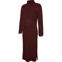 Mamalicious Vestido de malha 'MLSuniva' vermelho vinho