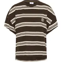 Saint tropez Camisa marfim / chocolate / castanho escuro