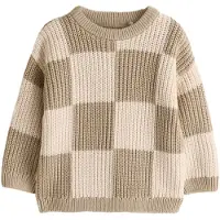 Next Pullover bege / castanho claro