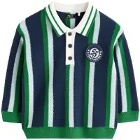 Next Pullover navy / verde / branco