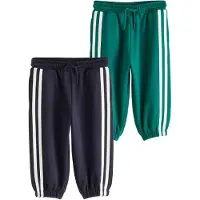 Next Calças navy / esmeralda / branco