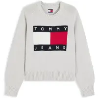 Tommy Hilfiger Pullover navy / cinzento claro / vermelho / branco