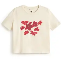 Thinking MU Camisa 'ZOWIE' vermelho / branco natural