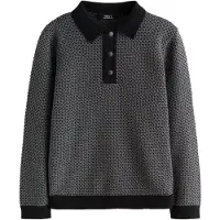 Next Pullover cinzento / preto