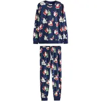 Next Pijama comprido navy / verde / vermelho / branco