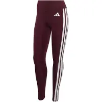Adidas Calças de desporto 'OPTIME ESSENTIALS' bordeaux / branco