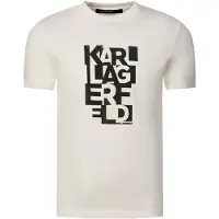 Karl Lagerfeld Camisa bege / preto