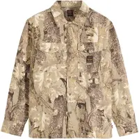 Levi's Camisa 'LS WORKER' bege / castanho / castanho escuro / cáqui