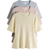The Set Pullover azul pastel / amarelo pastel / roxo pastel