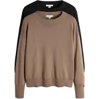 The Set Pullover castanho / preto
