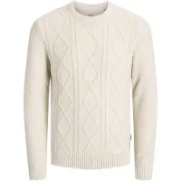 JJ REBEL Pullover 'JREBLUKA' ecru