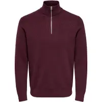 Only & Sons Pullover 'ONSPHIL' vermelho vinho