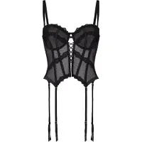 Hunkemoller Corpete 'Kat' preto