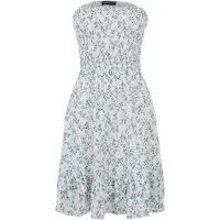 Cloud5ive Vestido azul / verde / pó / branco