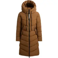 Khujo Sobretudo de inverno 'Mikia4' conhaque