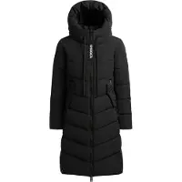 Khujo Sobretudo de inverno 'Mikia4' preto