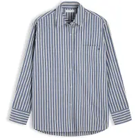 Tommy Hilfiger Blusa 'ESS' safira / mostarda / branco