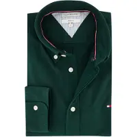 Tommy Hilfiger Camisa 'Heritage' verde escuro