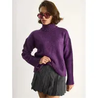 Bianco Lucci Pullover 'Pullover' roxo