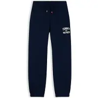 Tommy Hilfiger Calças 'Brand Love' azul noturno / branco