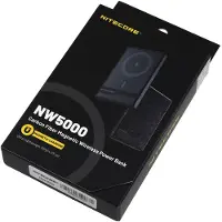 Nitecore NW5000 Magnetic Wireless Charging Powerbank, Forged Carbon Fiber, 5000 mAh