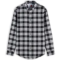 Tommy Hilfiger Camisa cinzento claro / preto / branco
