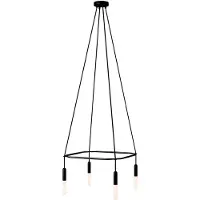 Creative Cables Luminária Pendente Cage 4 Drops P-light