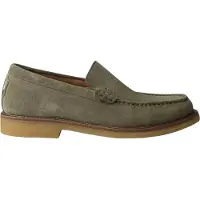 BOSS para homem. 50568752 Mocassins de couro Kope Mocc verde (42), Plano, Nenhum, Casual